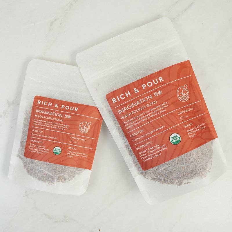 Rich & Pour - Wholesale Loose Tea - Imagination - Peach Rooibos Blend5