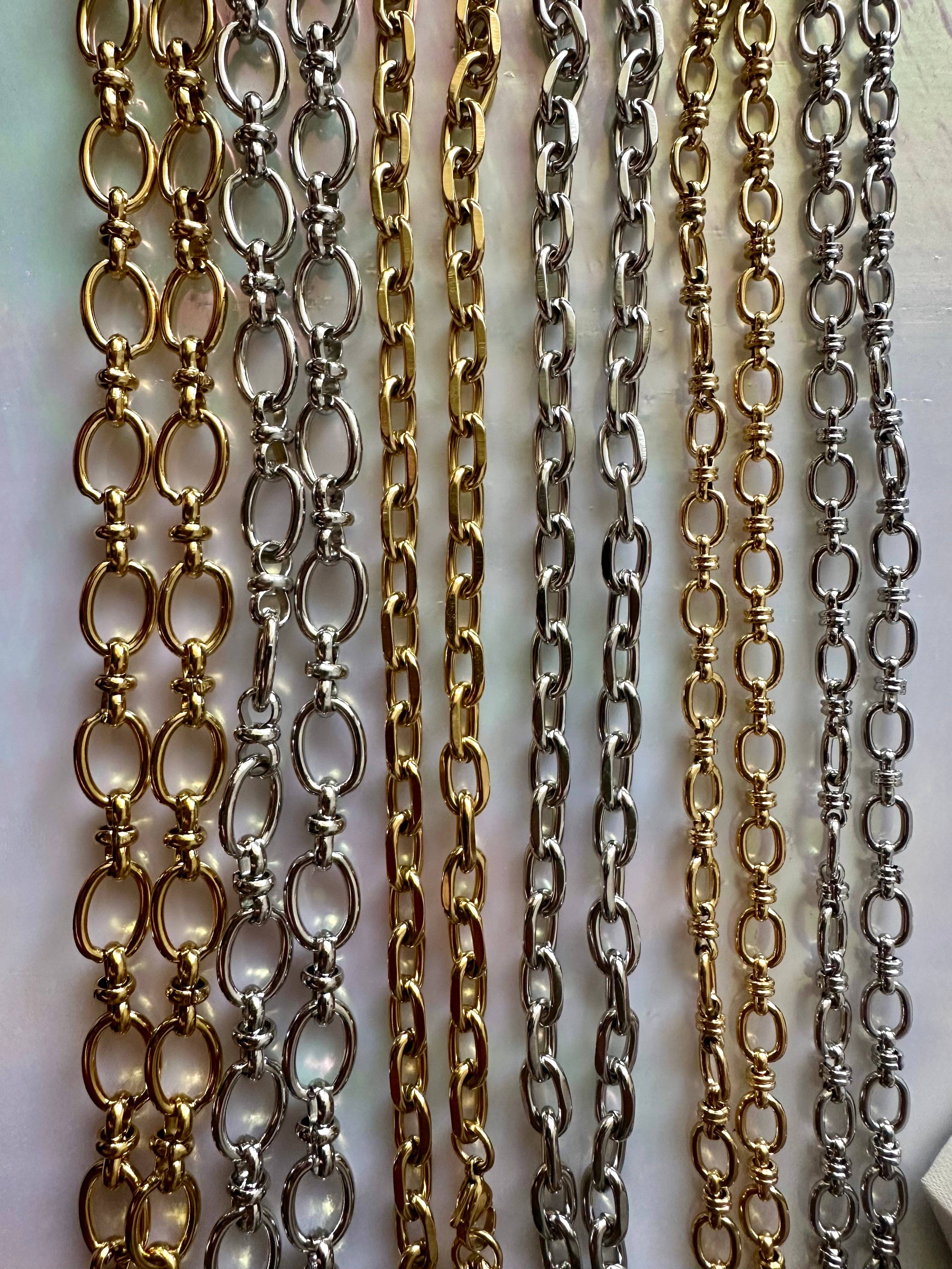 Deep South Originals Inc. - Wholesale Link & Chain Necklace - Tri-Oval Link Chain Necklacel ~ Deep South Originals6