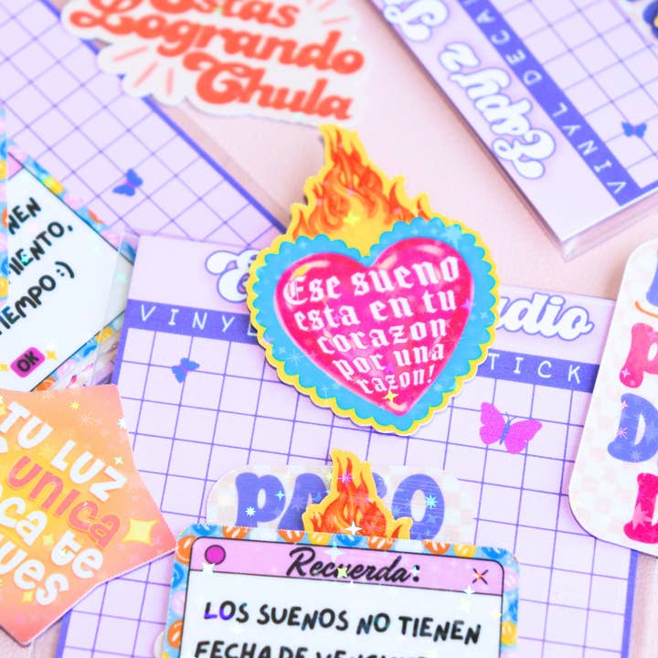 Spanskt bekräftelseklistermärkespaket - Latina - Självkärlek för wholesale av Espyz Studio