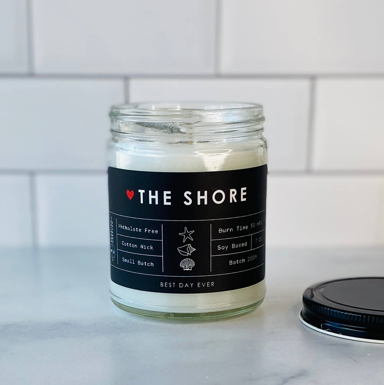 Rambling Caravan - Wholesale Jar/Filled Candle - The Shore Candle5