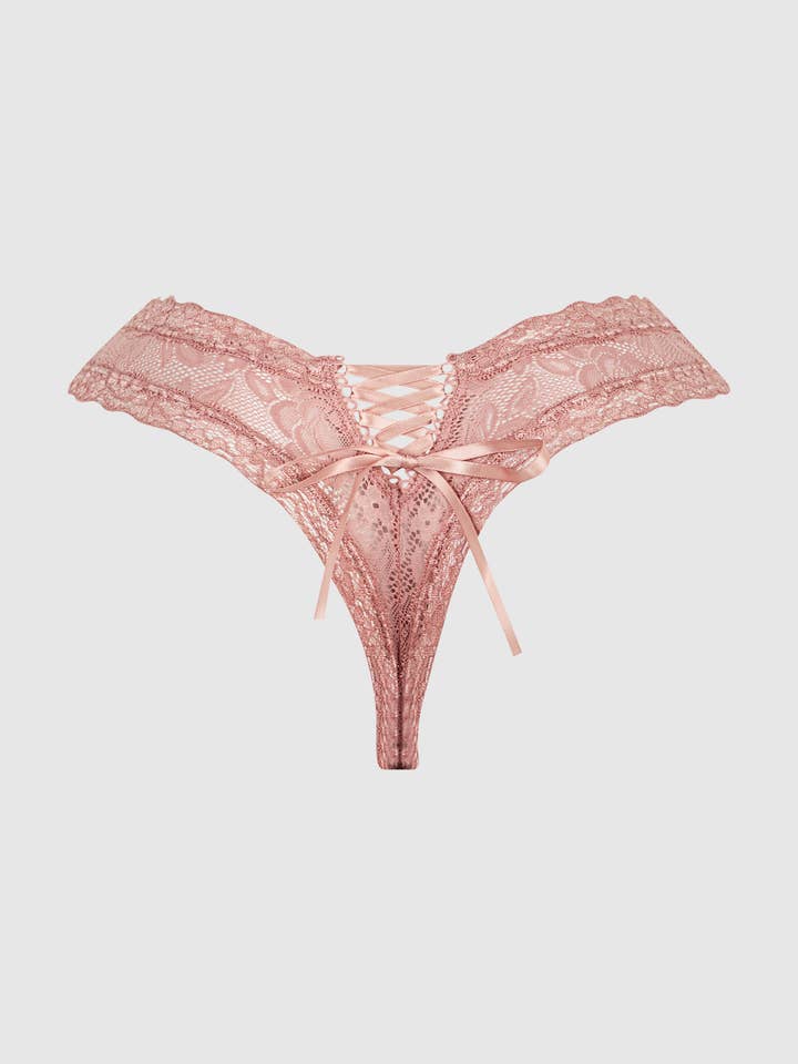 HELENA SNÖRSTRINGTROSA MED SNÖRNING för wholesale av House of Desire