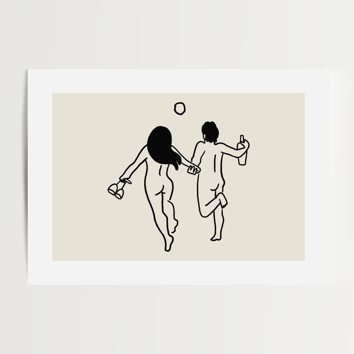 Tumbleweed Design Studio - Wholesale Art Print - Wine Lovers Minimal Art Print3