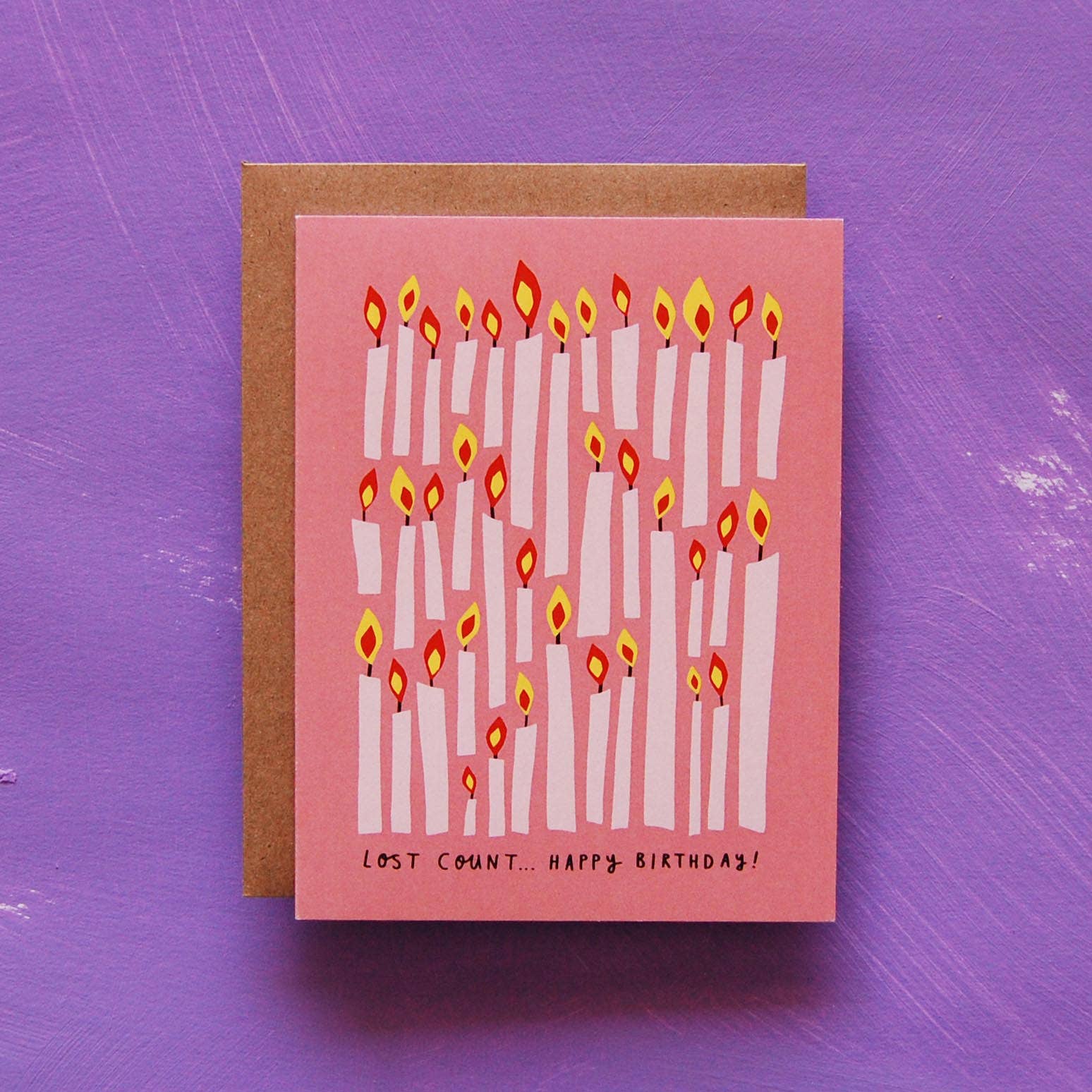 Badger & Burke - Venta al por mayor Tarjetas de cumpleaños - Lost Count - Tarjeta de cumpleaños1