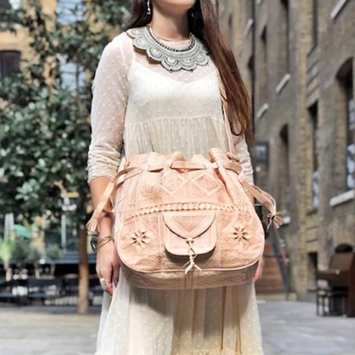 DarKech - Wholesale Shoulder Bag - Women's - Handmade moroccan bohemian woman leather bag