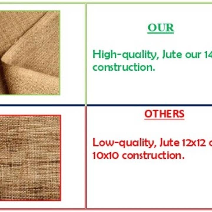 Alo Organic International - Wholesale Craft Supplies - Natural Jute Burlap 40"x15 Ft. Sewing & Craft Fabric2