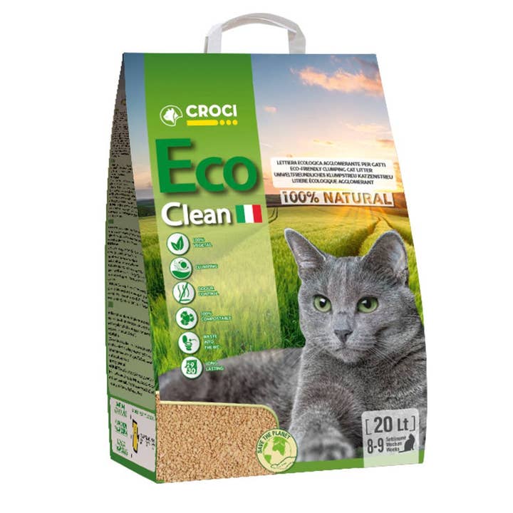 Vegetable cat litter - Eco Clean - Croci for wholesale by Croci Group