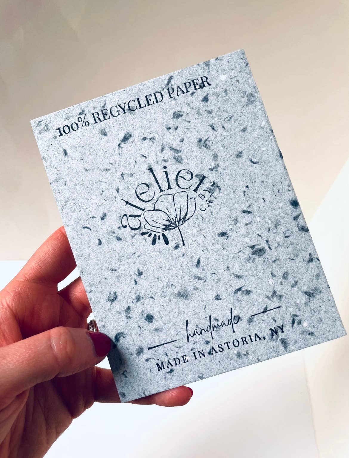 Atelier By Cat – wholesale Notebook – mini Recycled Denim Confetti Notebook Eco-Friendly 3