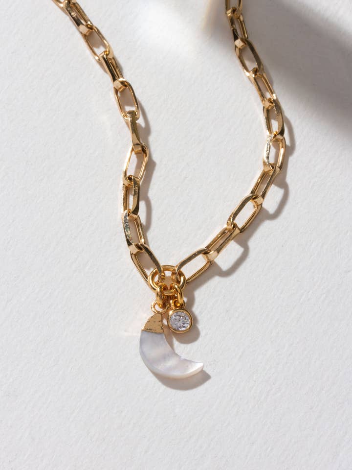 Collana a catena Paperclip Ocean Dreams per la vendita all'ingrosso da parte di Luna Norte