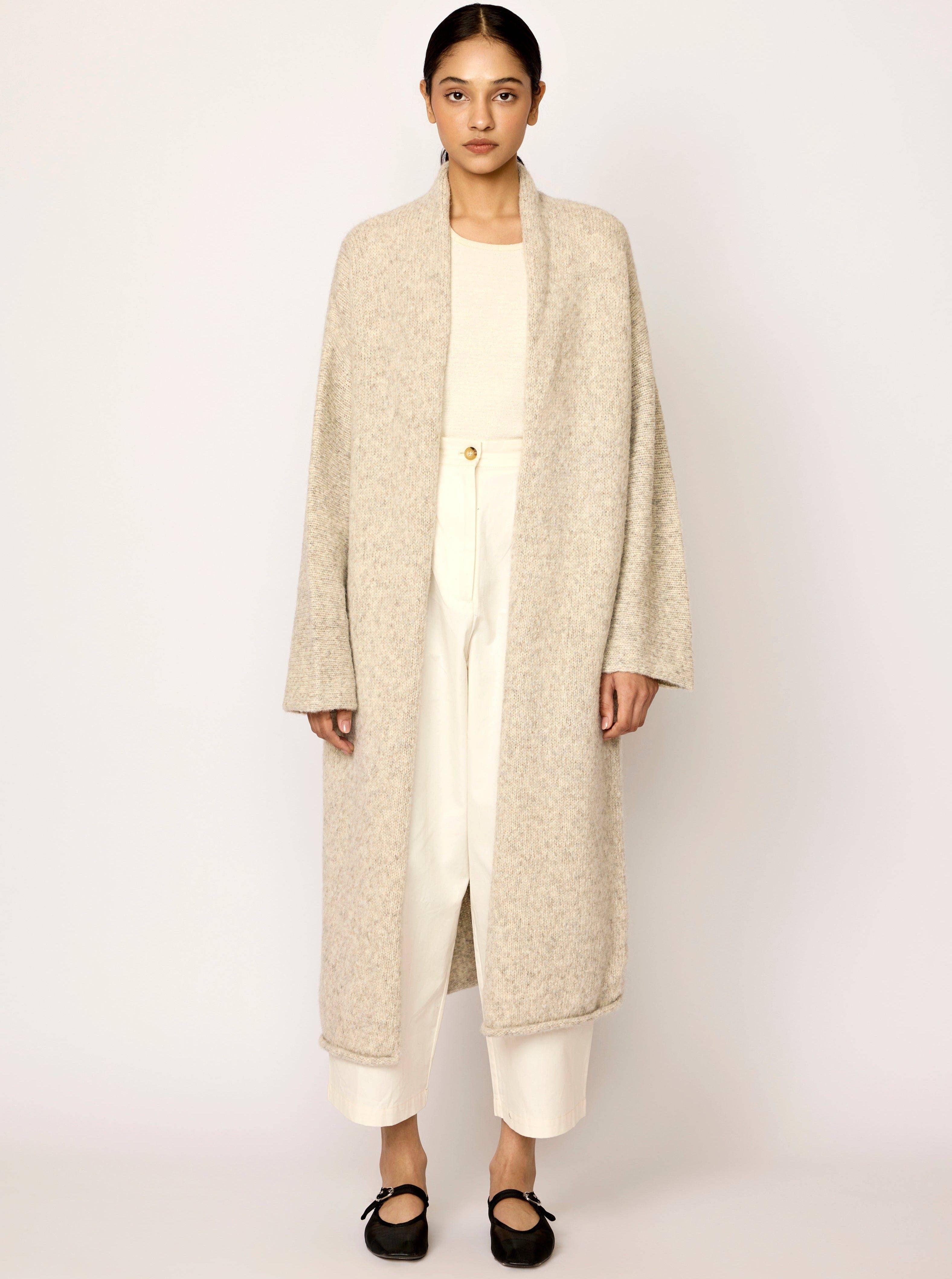 LAUDE the Label - Vendita all'ingrosso Cappotto - Donna - Cappotto in felpa Heirloom - Cloud