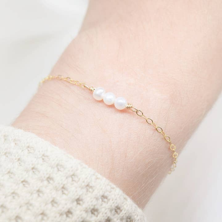 Pearl Bar Bracelet for wholesale by LK Jewelers