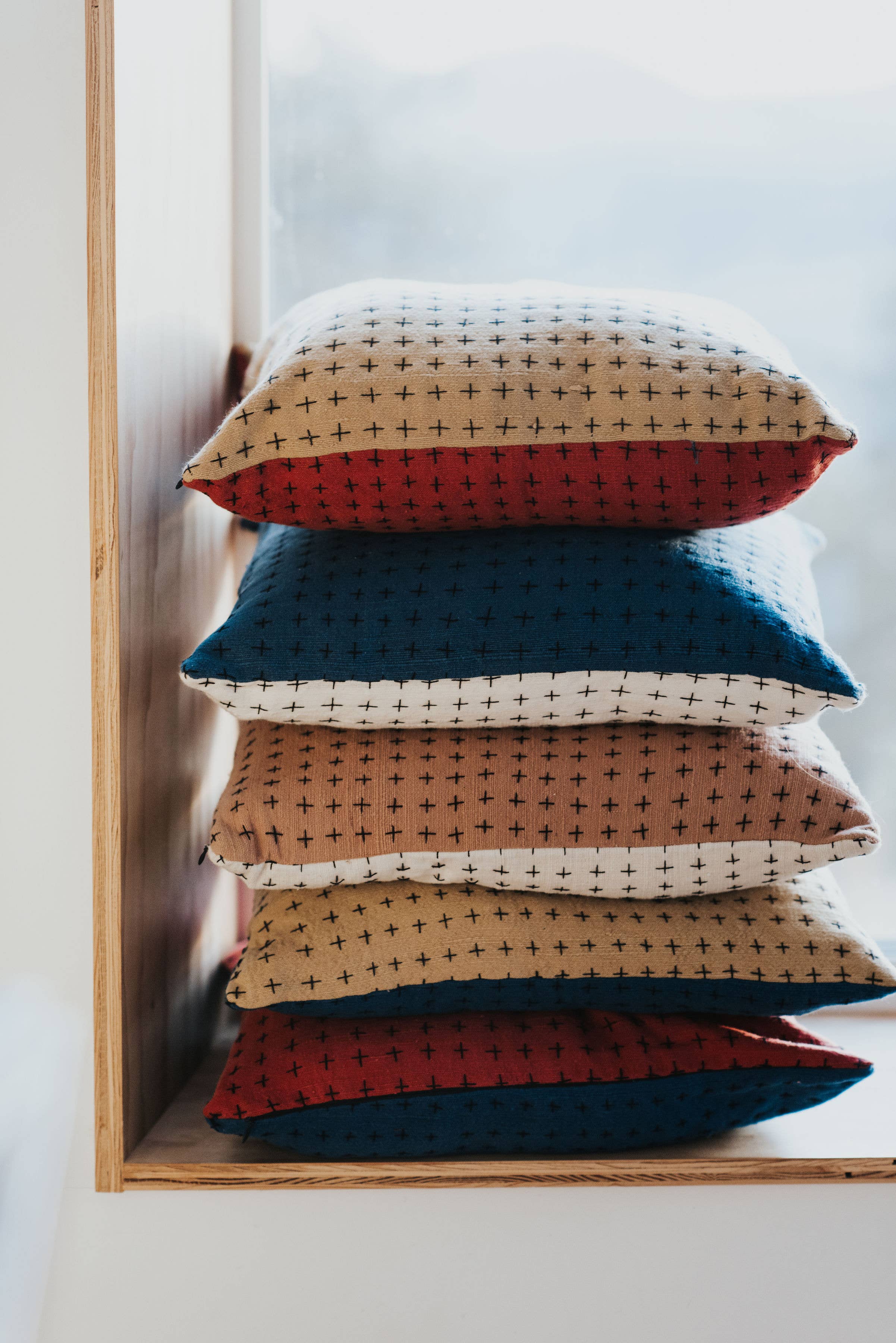 Happy French Gang - Wholesale Throw/Decorative Pillow - Mustard and Himalayan Pillow 2 sizes1