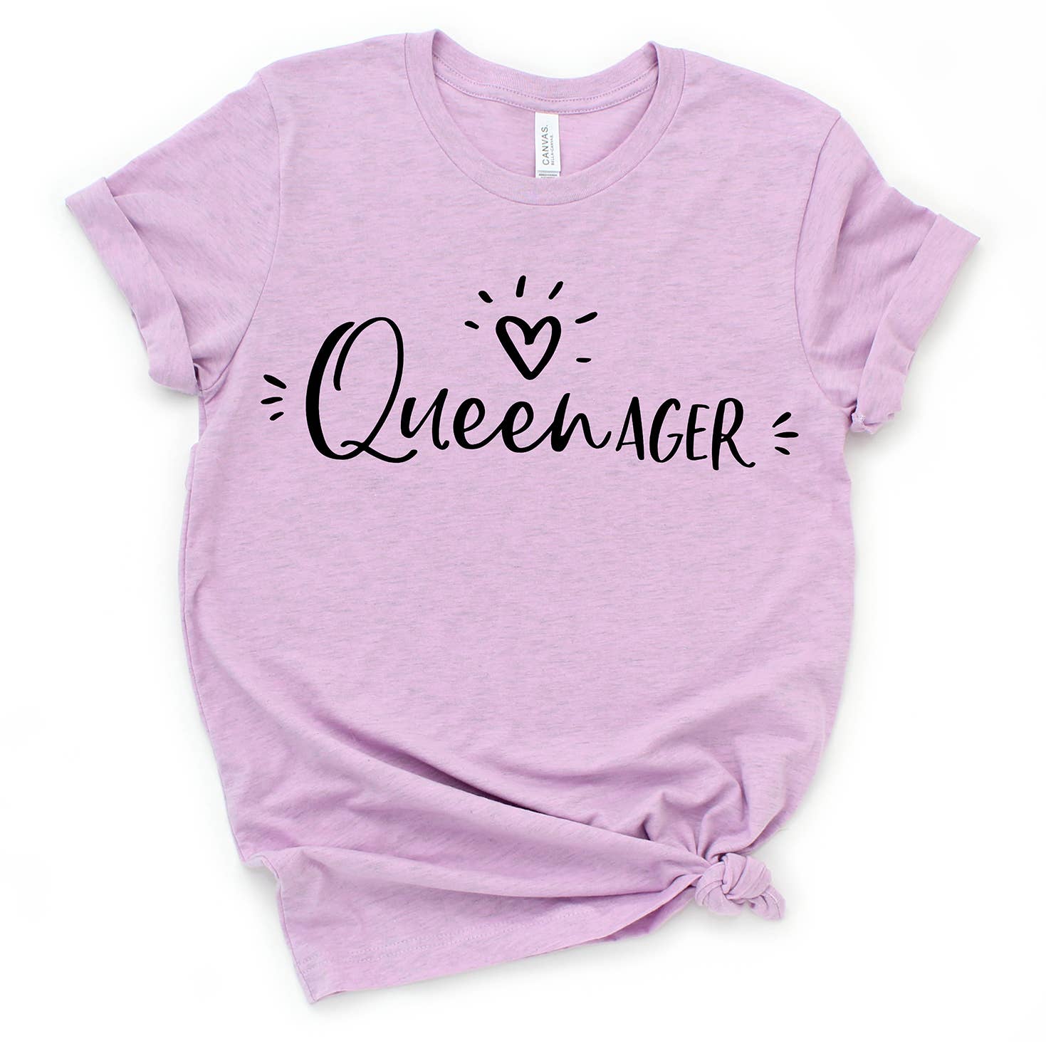 Zoe Creative Co - Wholesale Screen Printed T-Shirt - Women's - Queenager T-Shirt Senior Woman Young Grandmother Tee Shirt6