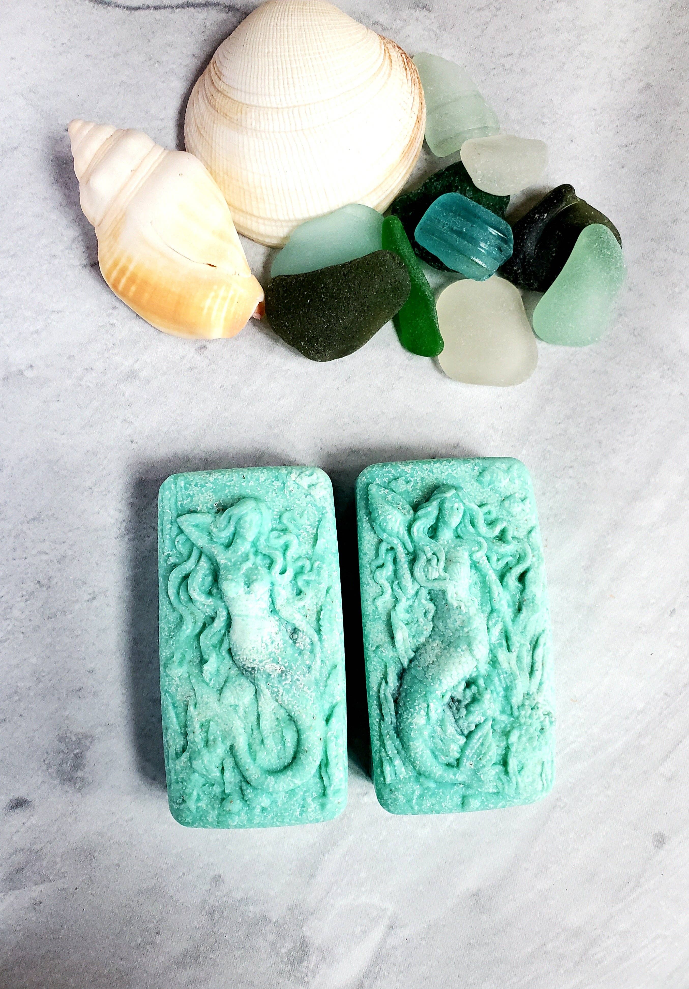 Fairyland Glade - Wholesale Bar Soap - Sea Salt and Sea Glass Sea Glass Salt Soap MADE TO ORDER4