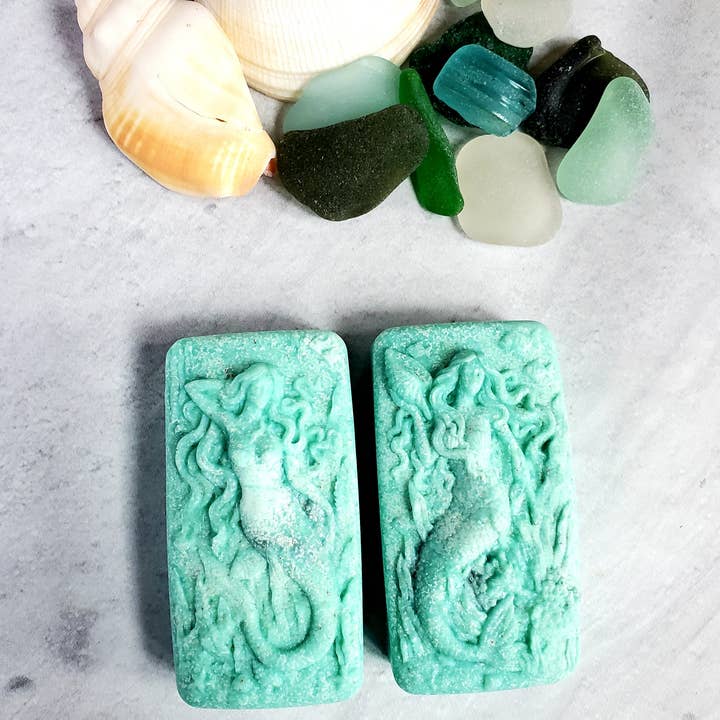 Fairyland Glade - Wholesale Bar Soap - Sea Salt and Sea Glass Sea Glass Salt Soap MADE TO ORDER4