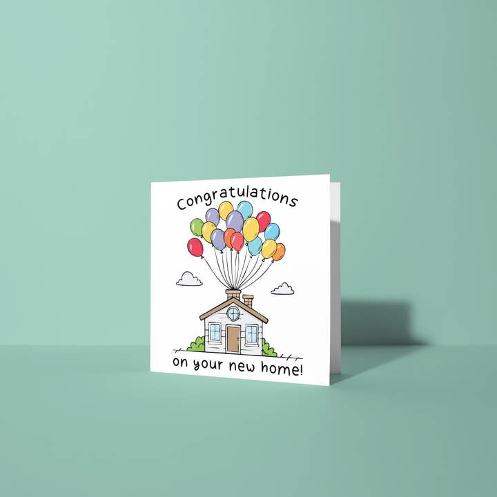 Congratulations on Your New Home - New Home Card for wholesale by Peacock Printing