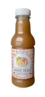 The Traveling Teapot - Vente Mélange/sirop pour cocktails - Concentré de limonade et pêche au gingembre, mélangeur à cocktail1