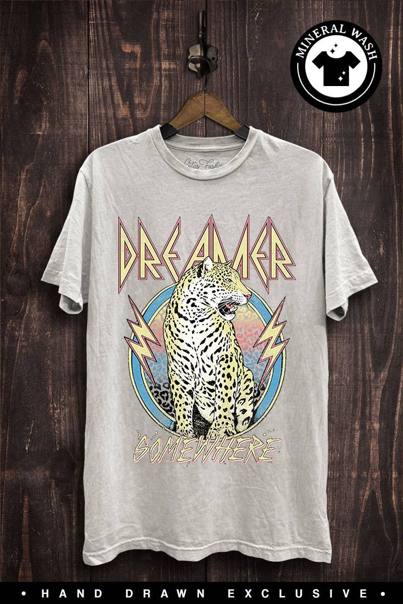 Lotus Fashion Collection - Wholesale Screen Printed T-Shirt - Women's - Dreamer Leopard Graphic Top7