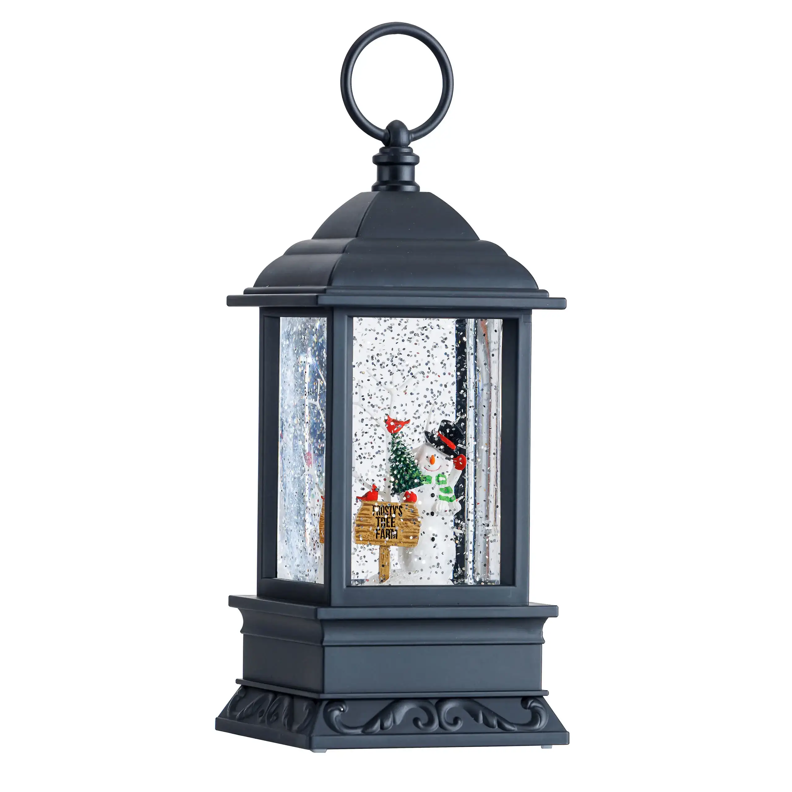 Second Nature by Hand - Wholesale Desk Globe - 8.75" H LED Snowman Plastic Water Lantern2