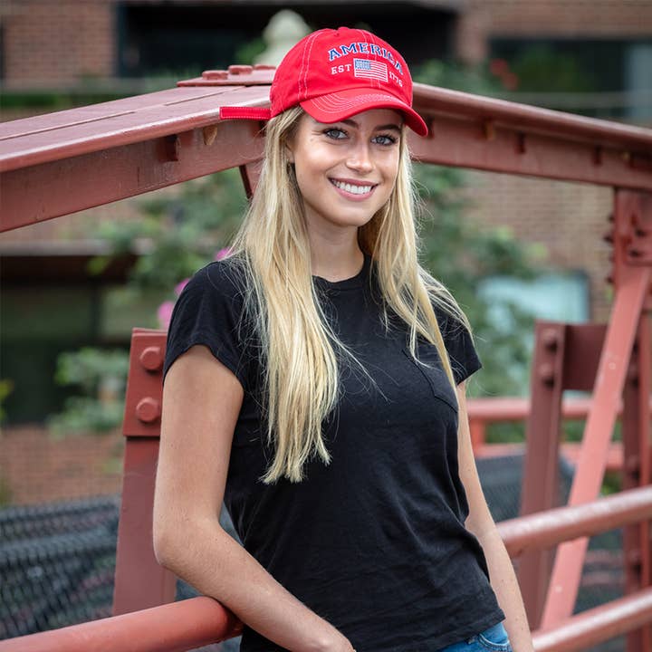 National Archives Foundation - Wholesale Baseball Cap - Unisex - America Est 1776 Baseball Cap4