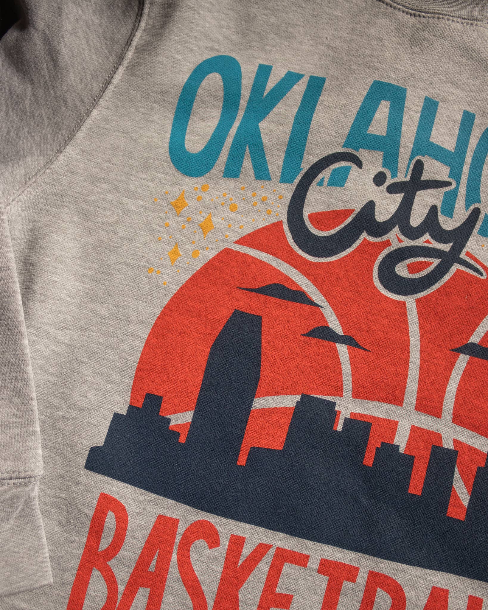 Shop Good – wholesale Sweatshirt med tryck - Unisex – Thunder Sunset Pullover Sweatshirt - Oklahoma City Thunder3