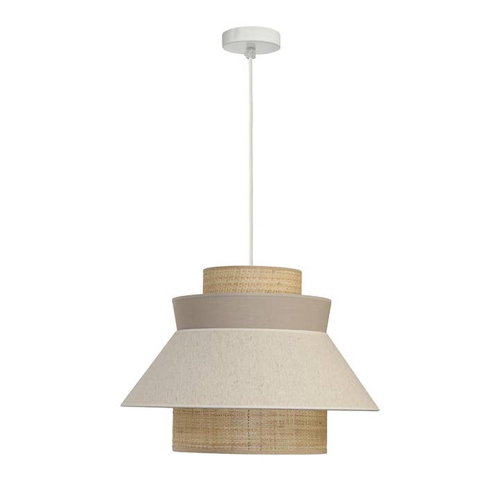 PAJU Hängeleuchte aus Baumwolle und Raffia, Ø 42 cm für den Großhandel von SEYNAVE