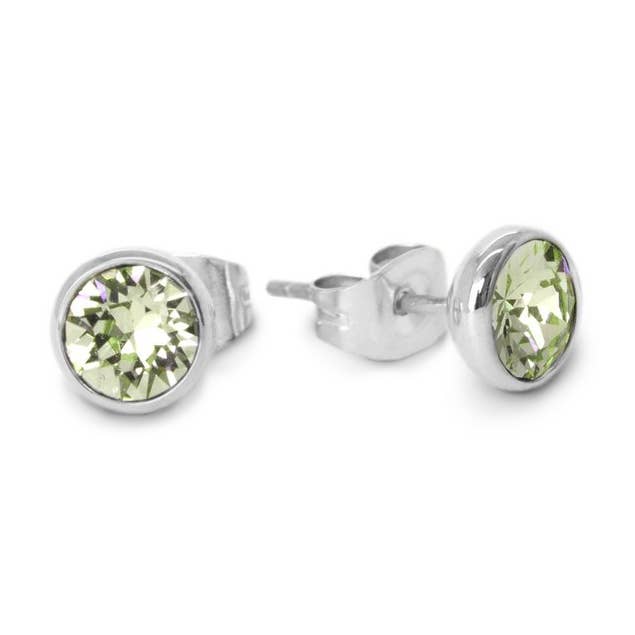 Melano Friends Mabel CZ sølv krysolit øreringe for engroshandel hos Melano Jewelry