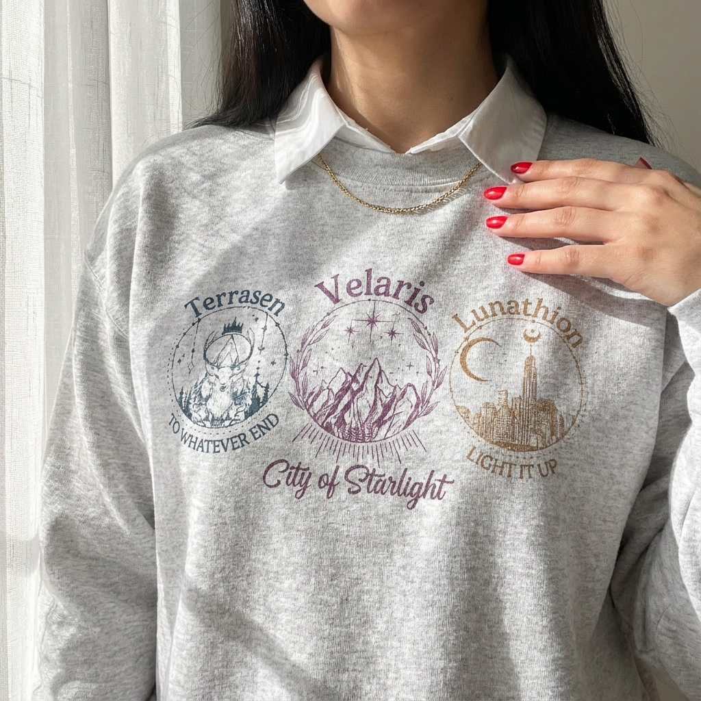 MagicMerchEmporium – wholesale Graphic sweatshirt – Unisex – SJM Worlds Collide Sweatshirt4