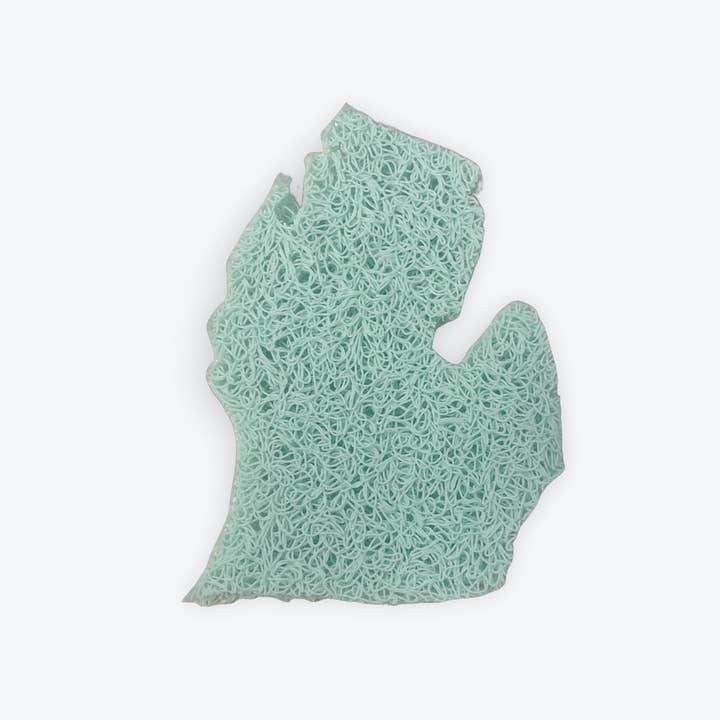 My State Designs - Wholesale Bath Soap Dish - Michigan Soap Lifts - Mint - MSL71