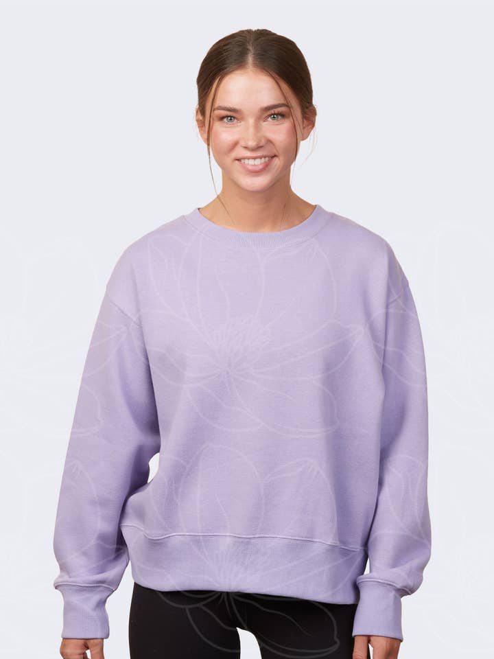 Magnolia Mid Length Pullover | Orchid for wholesale by Modern Magnolia