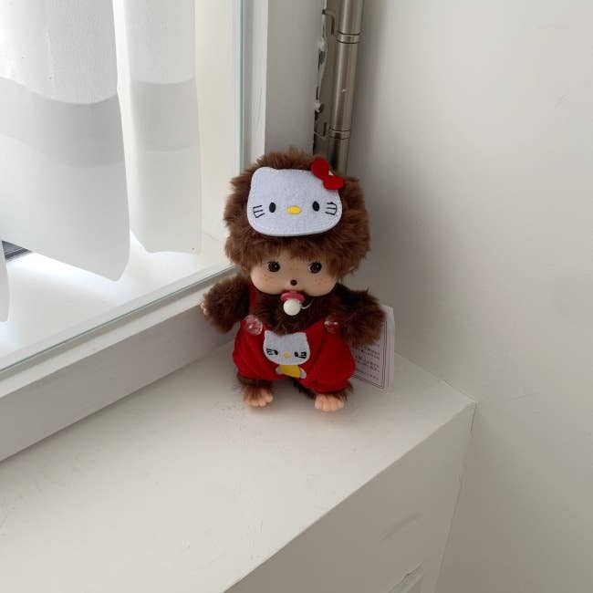 MOND HAUS – Engroshandel Nøglering - Dame – Fifi Baby Monkey Doll Nøglering – Kawaii Plys Taskevedhæng7