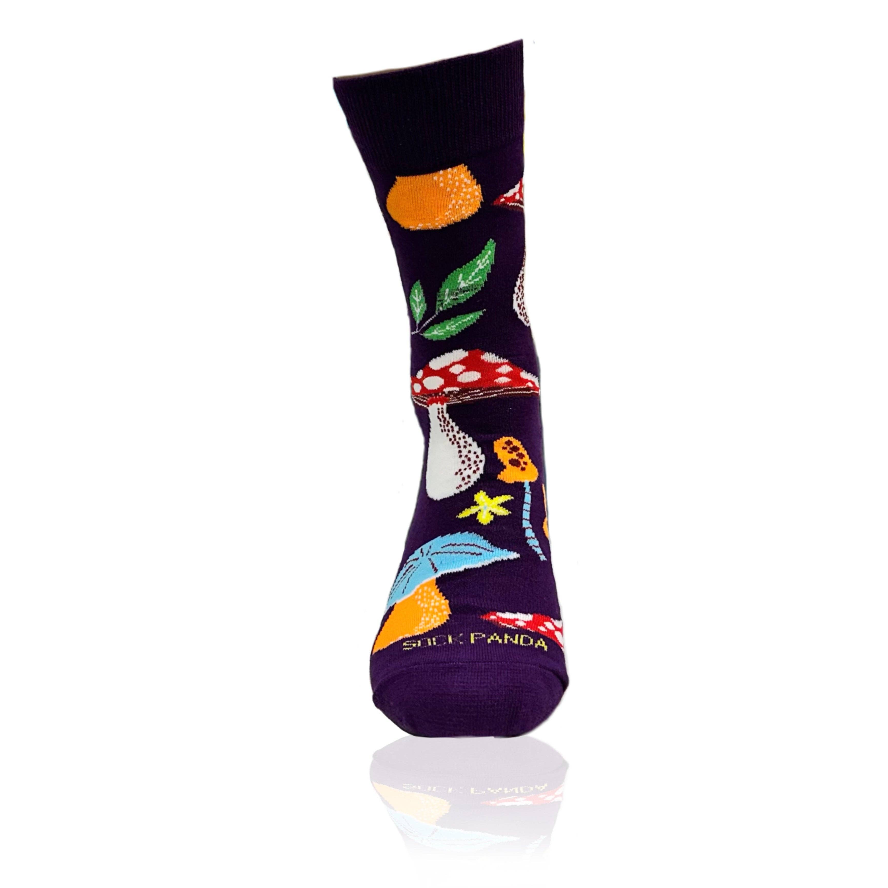 Sock Panda - Wholesale Socks - Women's - Mushroom Pattern Socks from the Sock Panda (Adult Medium - Women's Shoe Sizes 5-10)5
