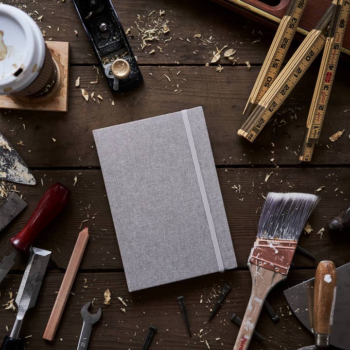 Portage Notebooks - Wholesale Journal/Diary - Moderne Hardcover Journal, 224 Quality Blank Pages, 8.5x6"