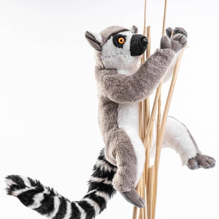 Uni Toys - Wholesale Stuffed/Plush Toy - Kids & Baby - Katta-Lemur (with Velcro) - cuddly/plush toy