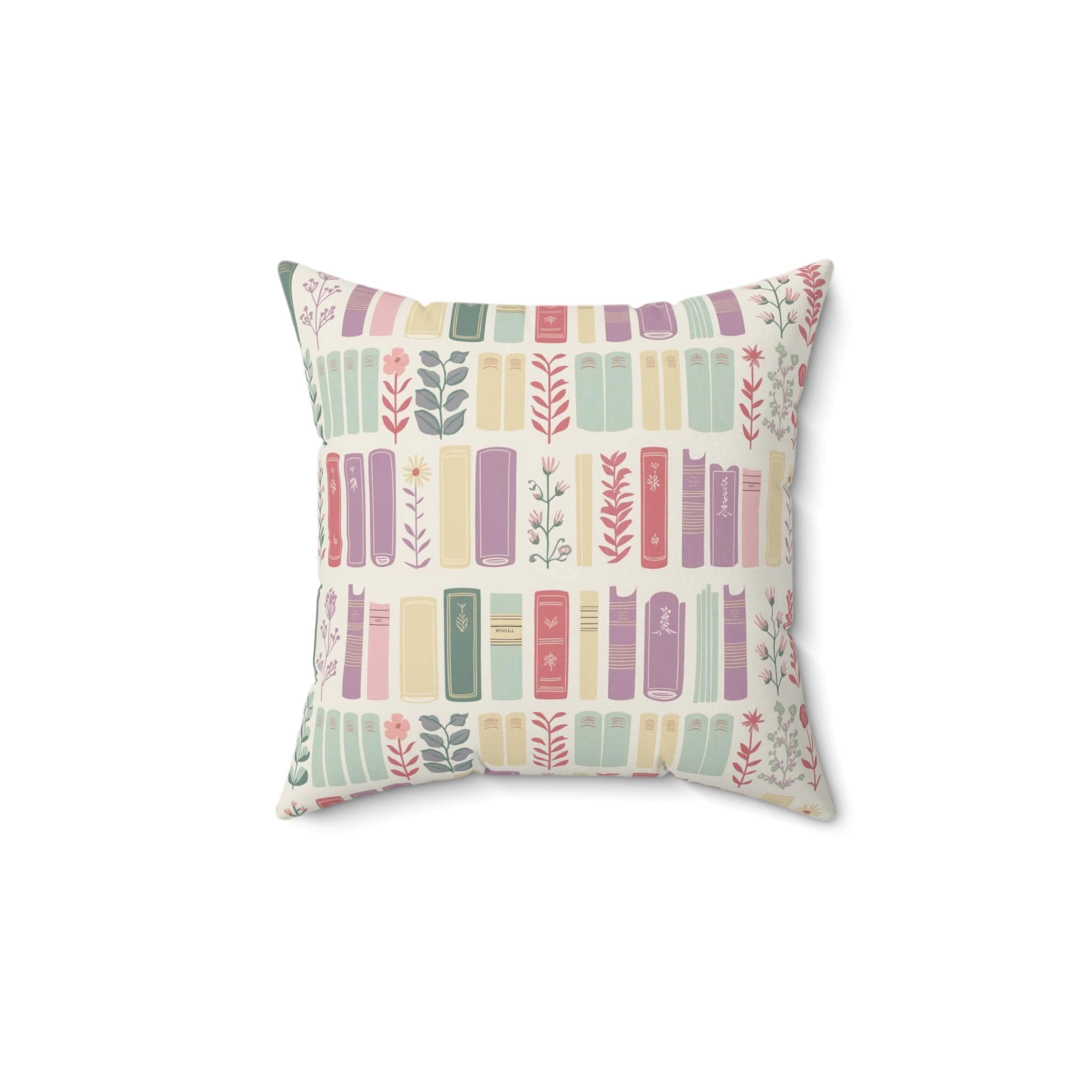OhhhSoPeachy - Wholesale Throw/Decorative Pillow - Bookish Pastel Throw Pillow for Bedroom or Couch, Cozy Gift for Bookworms and Book Lovers, Book gift for Her, Reading Nook Decor1