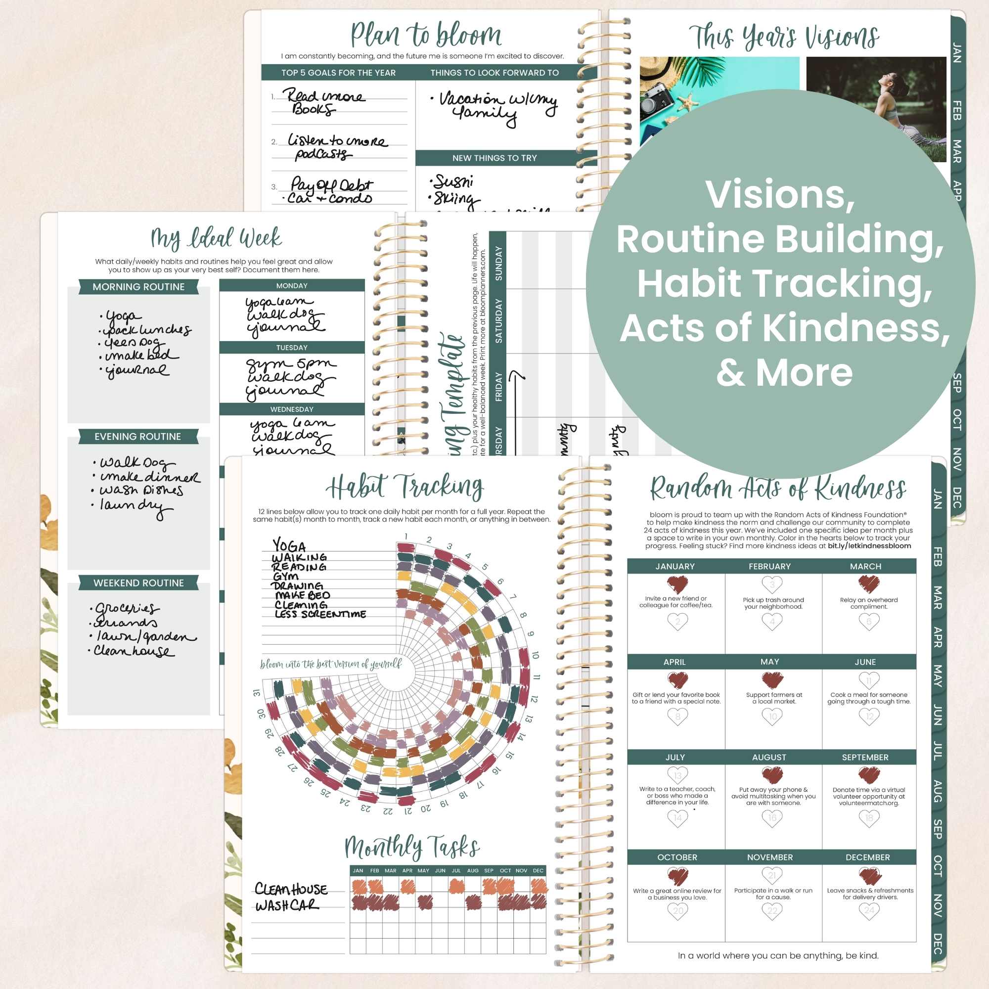 bloom daily planners - Wholesale Planner - 2026 Soft Cover Planner - 5" x 8" size29