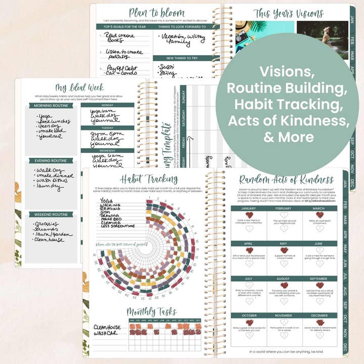 bloom daily planners - Wholesale Planner - 2026 Soft Cover Planner - 5" x 8" size29