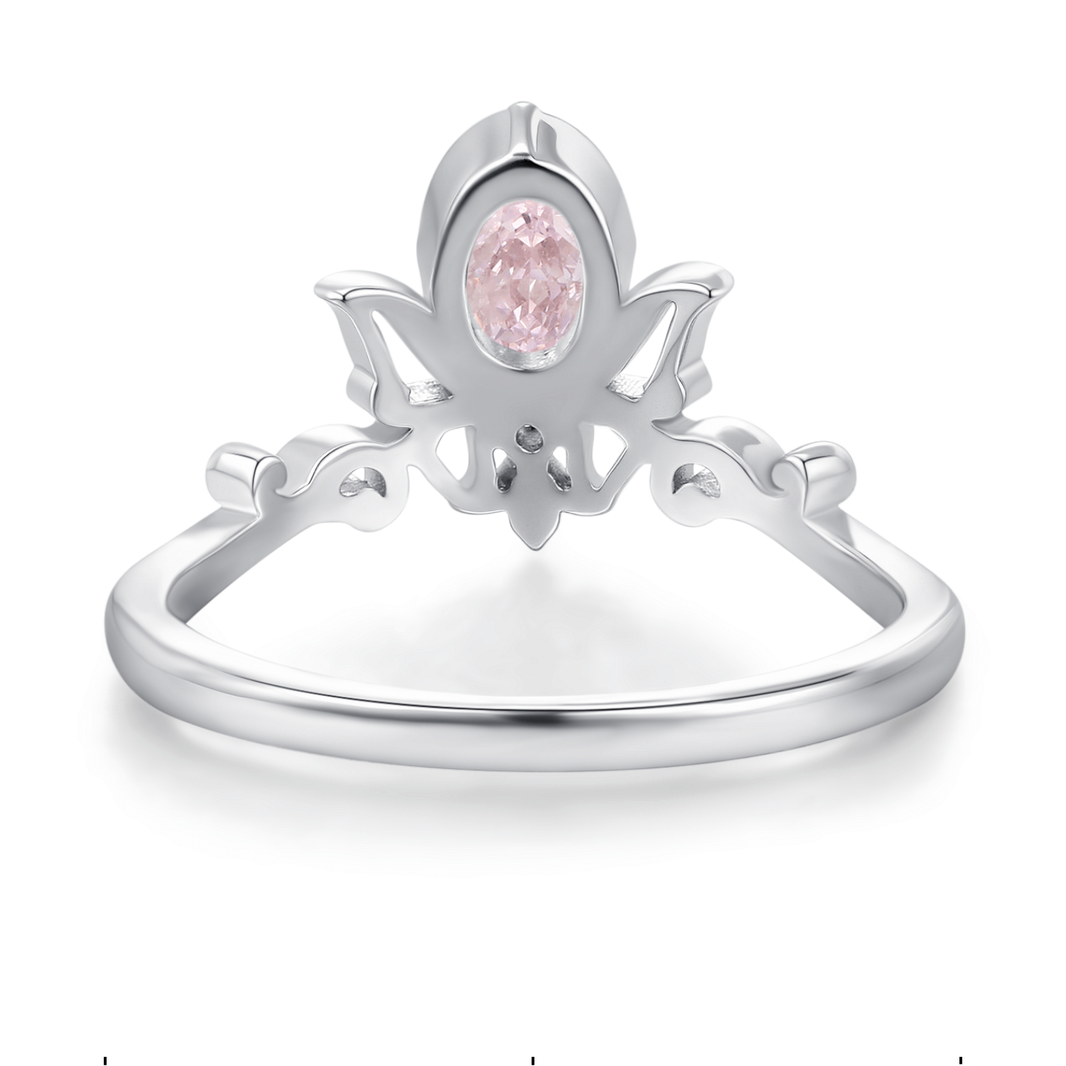 Azura Jewelry – wholesale Band/stacked ring – Sylphae Fairie Morganite Ring4