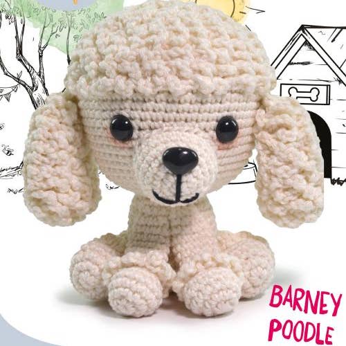 Knitty Critters - Pets - Barney Poodle for wholesale by Creative World of Crafts
