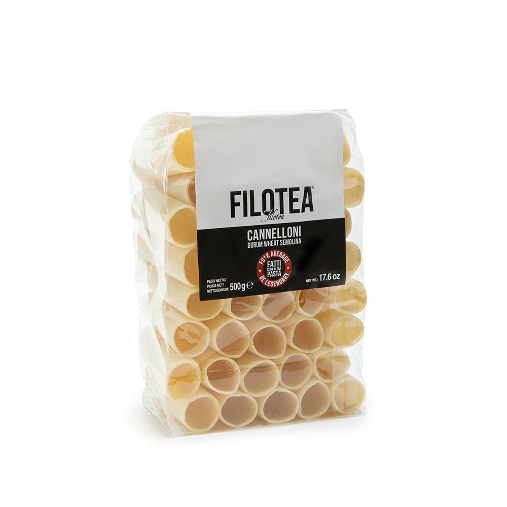 Filotea - Wholesale Pasta - Filotea • Cannelloni Durum Wheat Semolina Pasta 500g