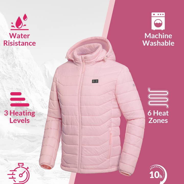 Antarctica Outdoors - Wholesale Puffer Jacket - Women's - ANTARCTICA GEAR Lightweight Heating Jackets, Winter Coat For Women42