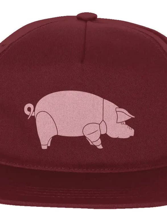 "Pink Floyd Pig" Bestickte Snapback-Kappe für den Großhandel von Amp'd Apparel Company