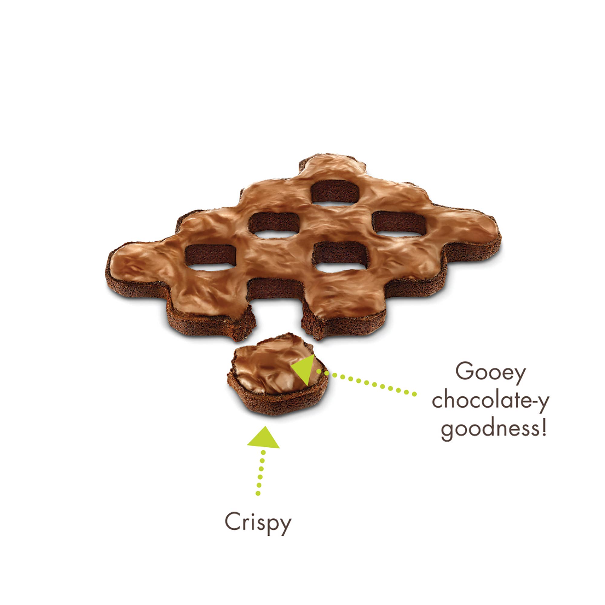 Fox Run Brands – Assadeira por atacado – Forma para Brownies Antiaderente Bakelicious Crispy Corner, Faz 127