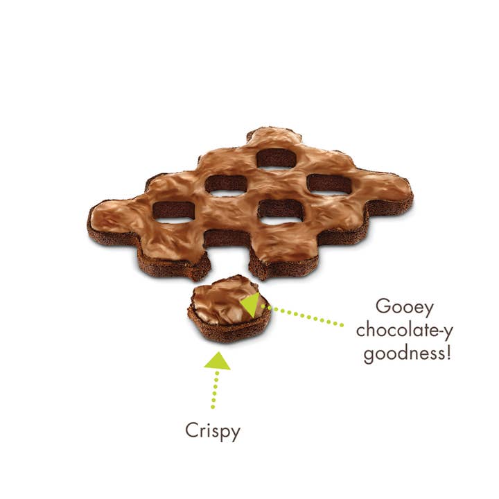 Fox Run Brands – Assadeira por atacado – Forma para Brownies Antiaderente Bakelicious Crispy Corner, Faz 127