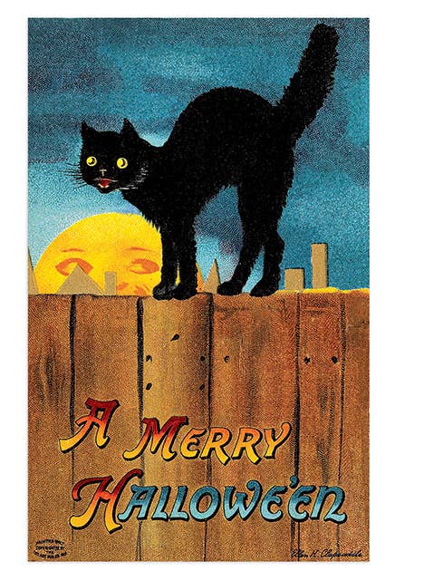 Laughing Elephant - Wholesale Postcard Set - Halloween Postcard Box - 36 Unique Vintage Postcards4