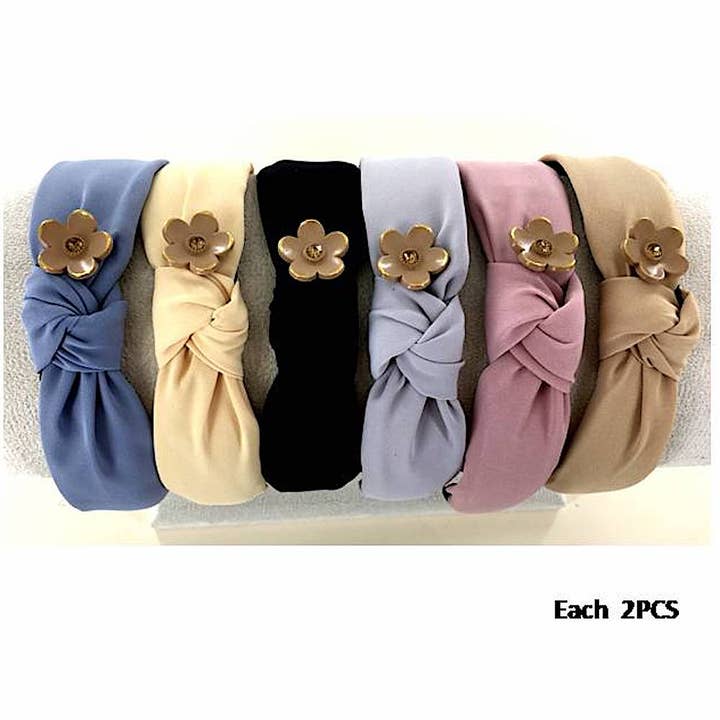 Atlas Fashion - Vendita all'ingrosso Fascia per capelli - Donna - Fascia con Charm a Fiore1