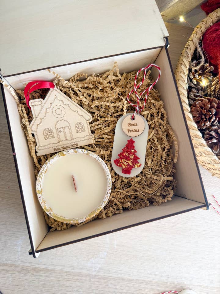 Scatola Regalo | Buone Feste per la vendita all'ingrosso da parte di Mísis Handmade Home decor