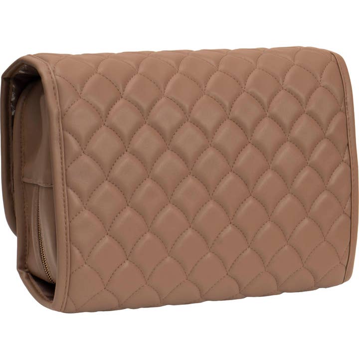 Magid – wholesale Toiletry bag – women's – Joan & David The Teardrop Quilted Roll Hanging Toiletry Bag9