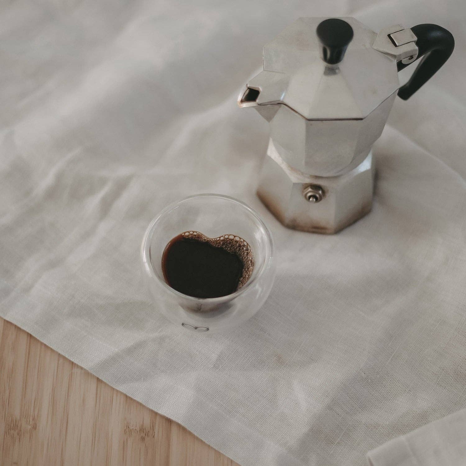 Eulenschnitt - Wholesale Drinking Glass/Cup - Double-walled Heart Glass Heart 50ml (PU = 6 pcs)1