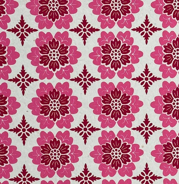 Giftsland - Wholesale Flat Wrap - 20x30 New floral tiles paper0