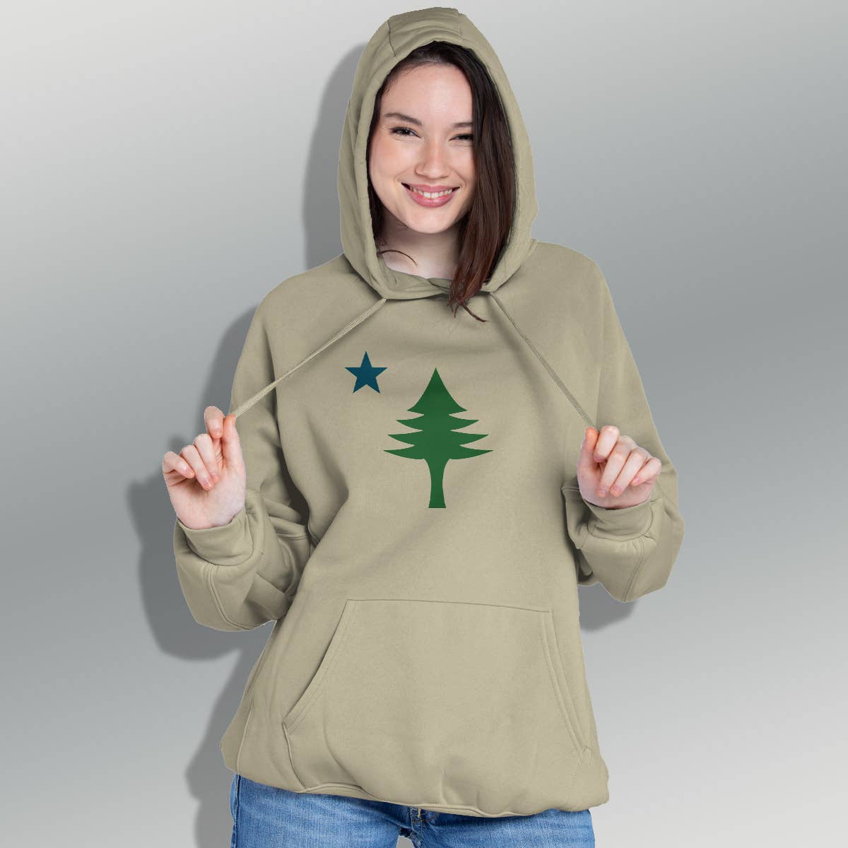 RetroPlanet - Wholesale T-Shirt (Graphic) - Unisex - Maine State Flag Pine Tree Star T-shirt, Sweatshirt, Hoodie2